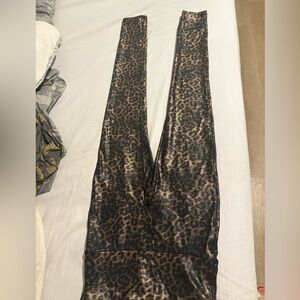 Spanx Leopard Print Women's Leggings Medium